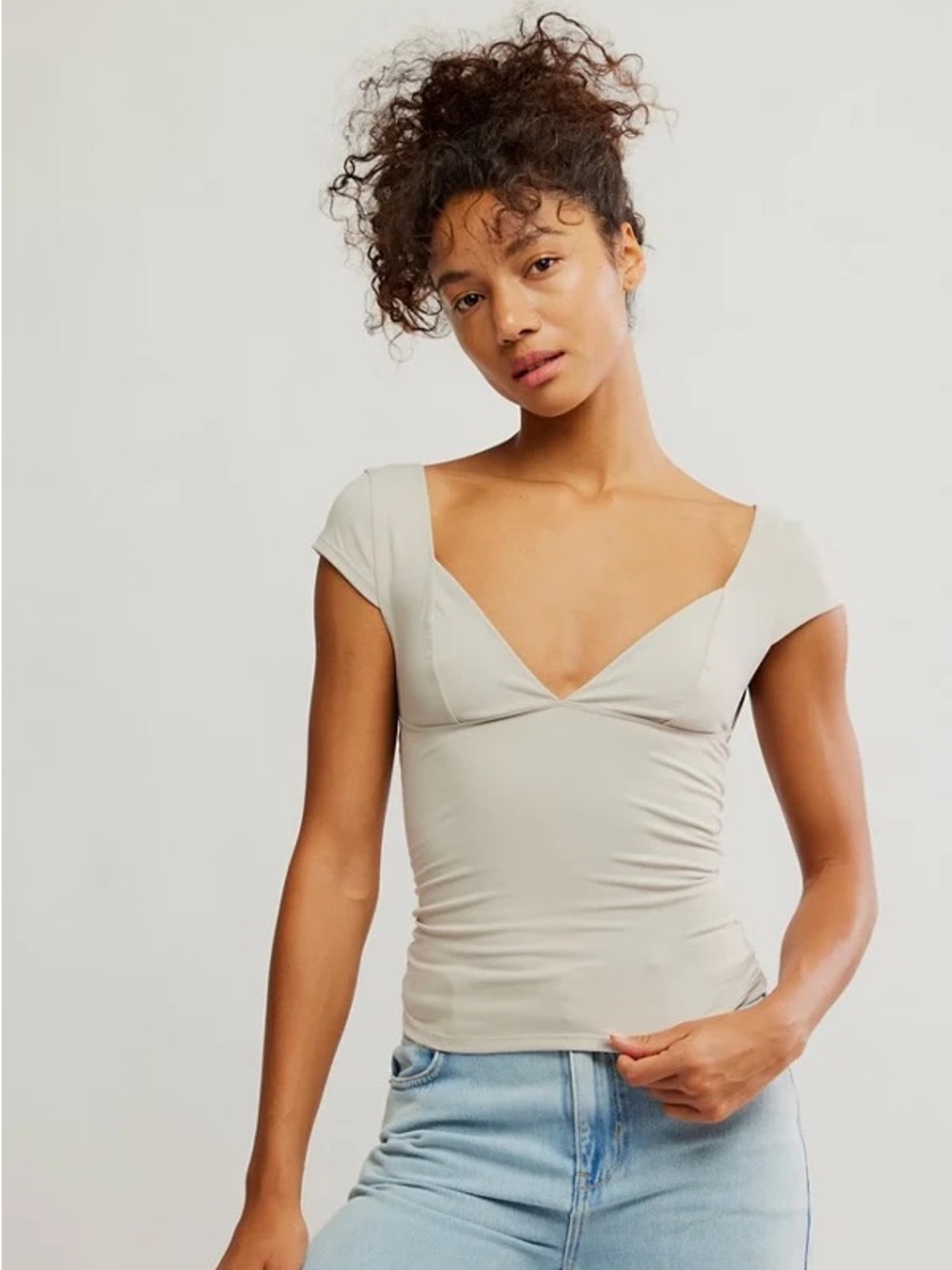 Free People Duo Dorset Cami in Pumice Stone